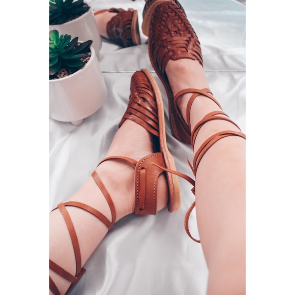 MARTITA LACE UP - CAMEL - Picture 2 of 3